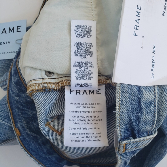 NWT Frame Le Pegged High Rise Straight 29 - Picture 16 of 16